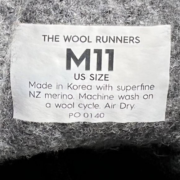 Allbirds Wool Runner Shoes Dark Gray Men's Size 11 - Picture 9 of 9